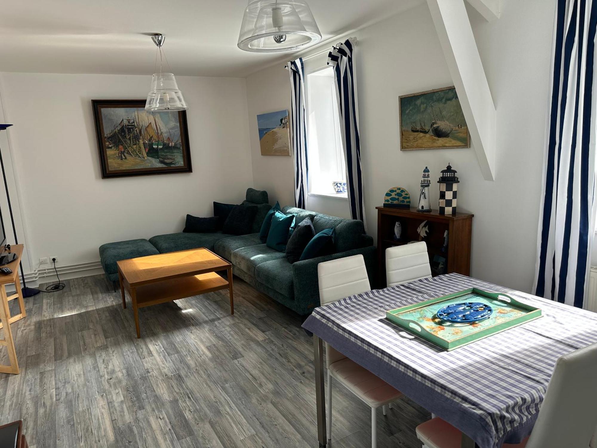 Gite Du Moulin - Appartement Plein Centre Ville - Spacieux 2P - 1Er Etage Maison De Pecheur A 100M De La Plage Le Crotoy Bagian luar foto
